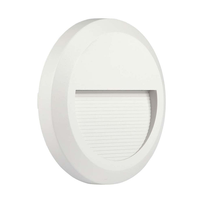 (Lot de 50) Applique LED Escalier 2W 3000K Corps Blanc Rond