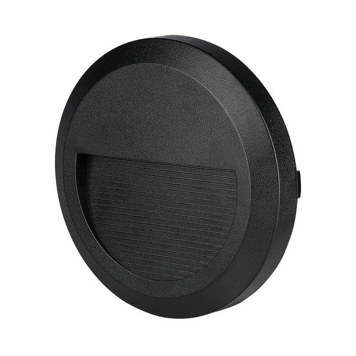(Lot de 50) Applique LED Escalier 2W 4000K Corps Noir Rond