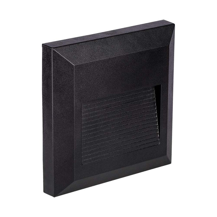 (Lot de 50) Applique LED Escalier 2W 3000K Corps Noir Carré