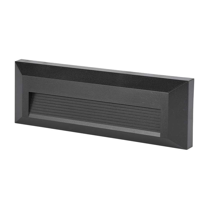 (Lot de 50) Applique LED encastrable 3W 3000K Corps Noir Rectangle
