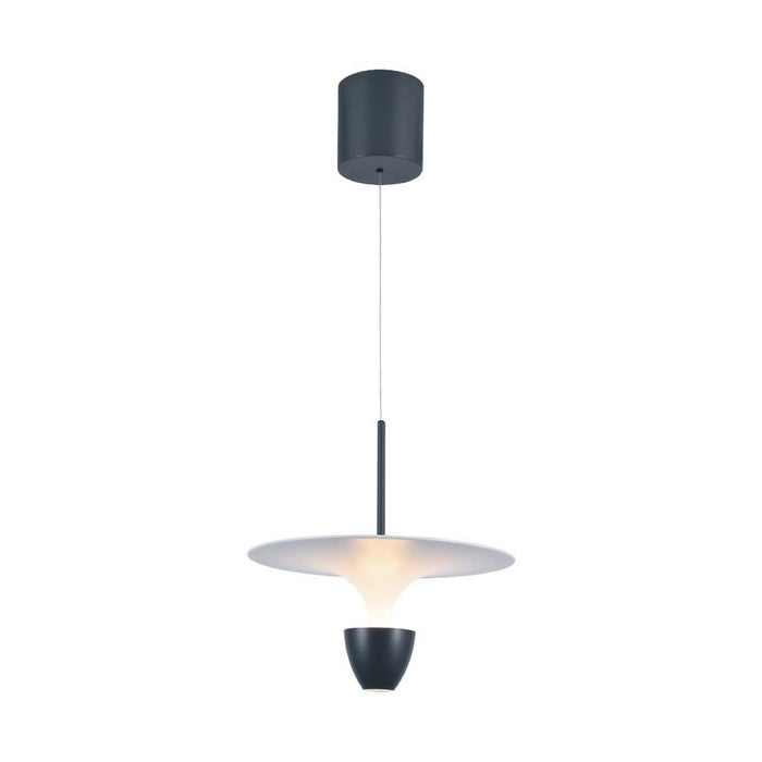 (Lot de 5) Suspension LED 9W VT-7532M 30x320x100cm Blanc Chaud Corps Blanc et Gris