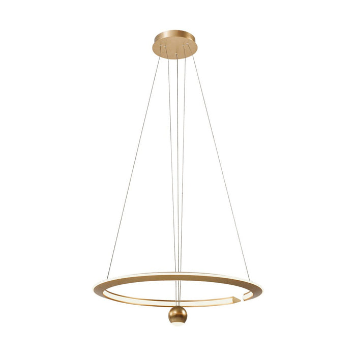 Lampe LED Suspendue 45W VT-10126 620x1200mm Réglable 3000K Or Brossé