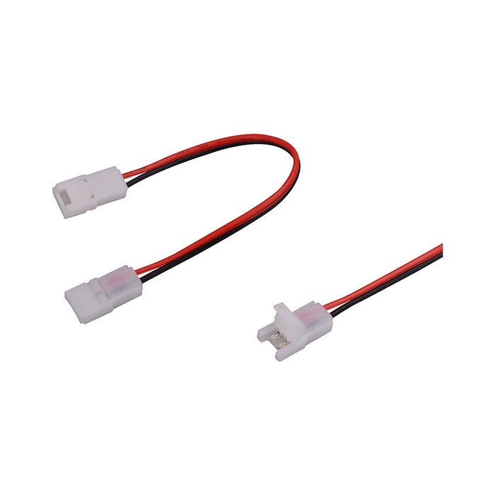 (Lot de 2500) Connecteur pour ruban LED 8mm - Double tête