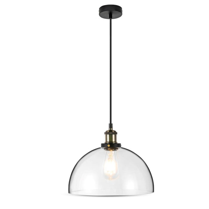 (Lot de 8) Suspension en verre E27 VT-7300 - Transparent