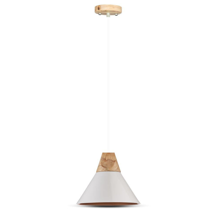 (Lot de 8) Suspension LED en Aluminium Blanc - E27