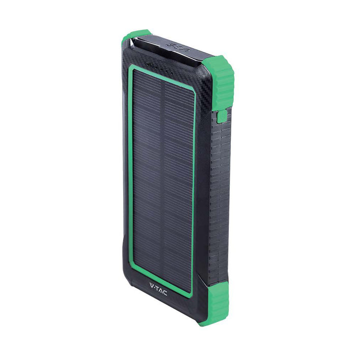 (Lot de 20) Batterie Externe Chargeur sans Fil Solaire 10000mAh Noir