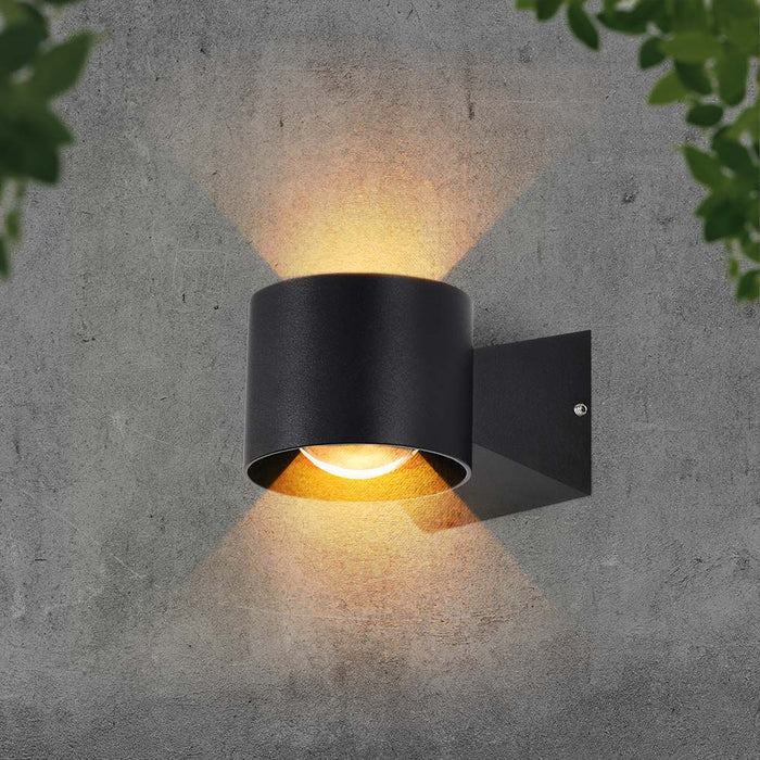 (Lot de 20) Applique Murale LED 5W 3000K Corps Noir IP65 VT-1179