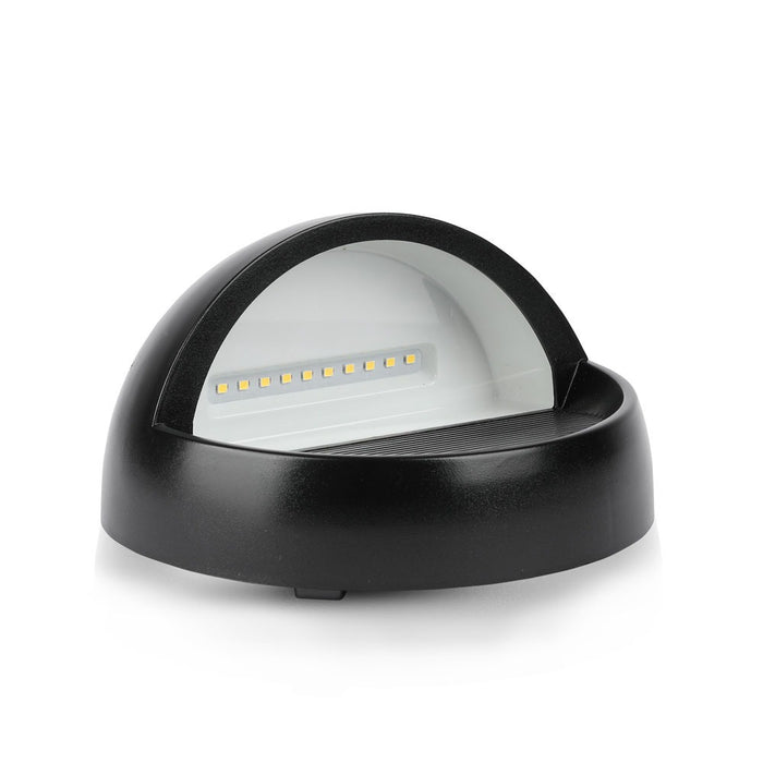 (Lot de 20) Applique LED Escalier 3W 3000K Corps Noir Rond