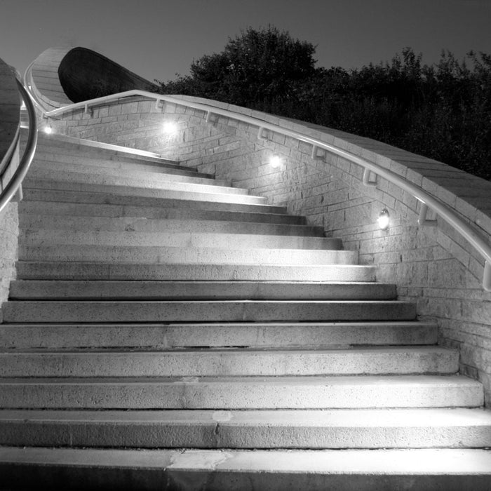 (Lot de 20) Applique LED Escalier 3W 4000K Corps Blanc Rond