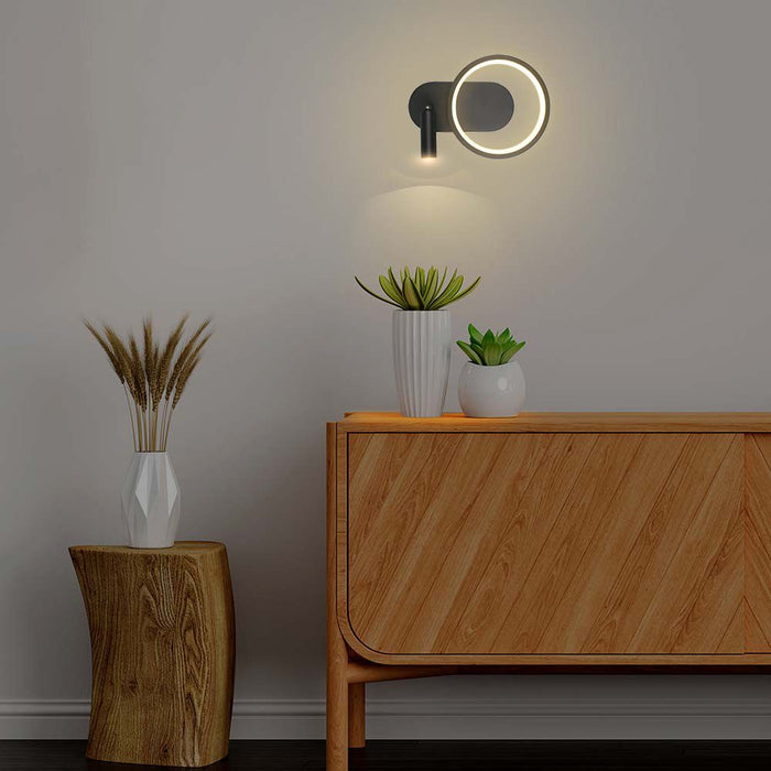 Abat-jour LED 14W en métal VT-7906 L250xW100xH180MM 4000K Corps noir