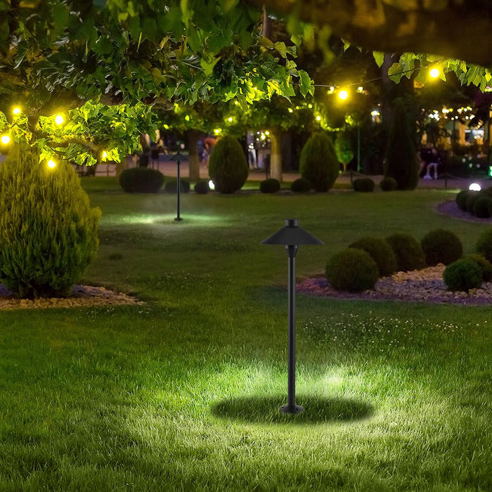 (Lot de 20) Projecteur LED de Jardin VT-907 7W avec Piquet - Puce Samsung 4000K Corps Noir IP65