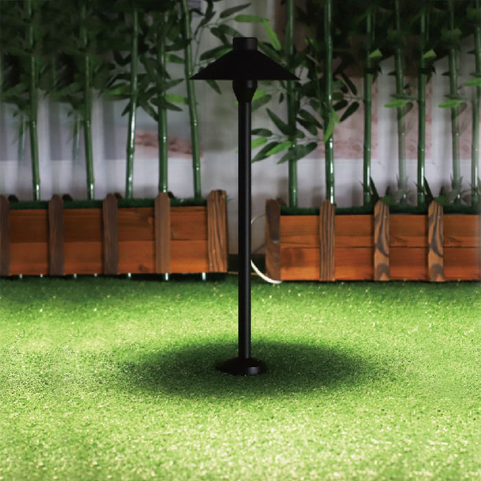 (Lot de 20) Projecteur LED de Jardin VT-907 7W avec Piquet - Puce Samsung 4000K Corps Noir IP65