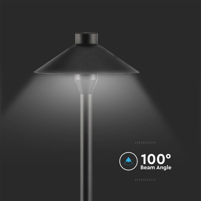 (Lot de 20) Projecteur LED de Jardin VT-907 7W avec Piquet - Puce Samsung 4000K Corps Noir IP65
