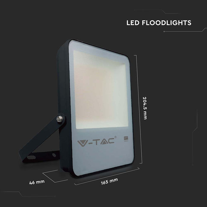 (Lot de 10) Projecteur LED 30W VT-32 avec puce Samsung 4000K Corps Noir 137LM/W