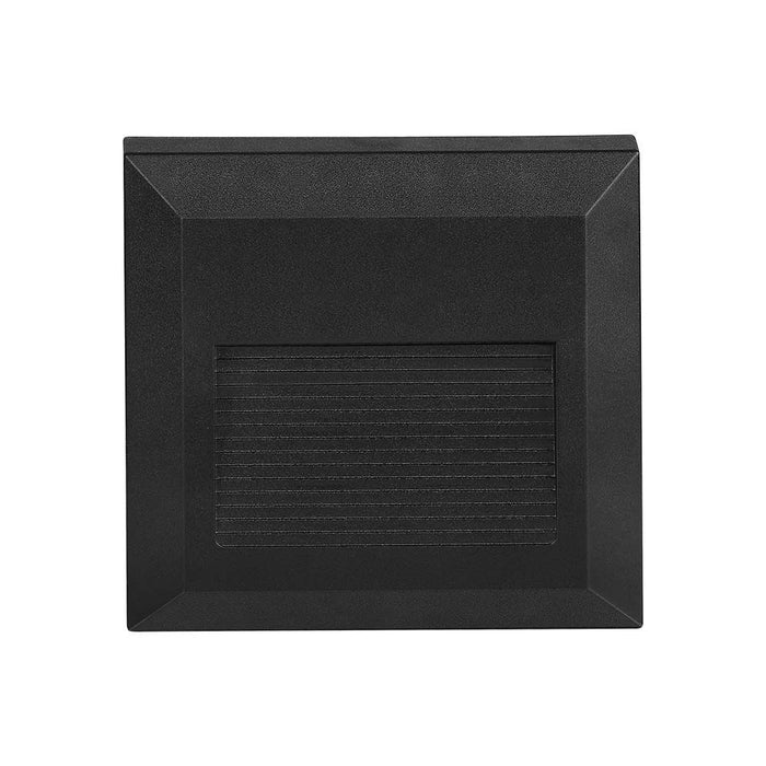 (Lot de 50) Applique LED Escalier 2W 3000K Corps Noir Carré
