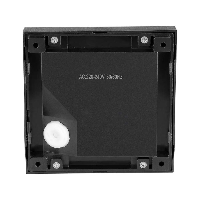 (Lot de 50) Applique LED Escalier 2W 3000K Corps Noir Carré