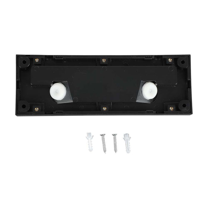 (Lot de 50) Applique LED encastrable 3W 3000K Corps Noir Rectangle