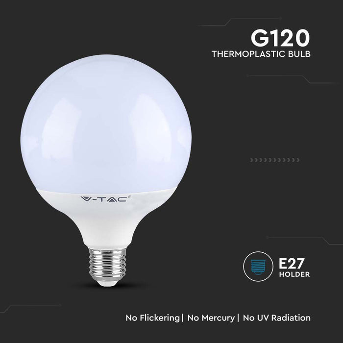 (Lot de 20) Ampoule en plastique G120 22W VT-242 avec puce Samsung 4000K E27 120LM/W