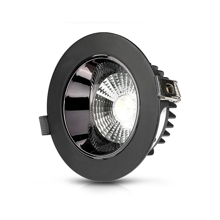(Lot de 20) Downlight LED Réflecteur COB 20W puce Samsung 6400K Noir