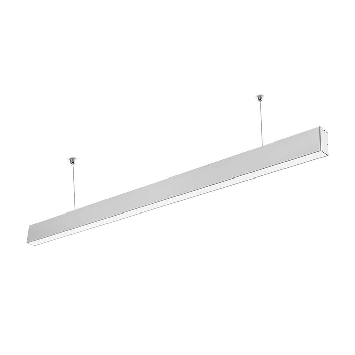 (Lot de 12) Suspension Linéaire LED 40W VT-7-40 - Puce Samsung 4000K Corps Argenté