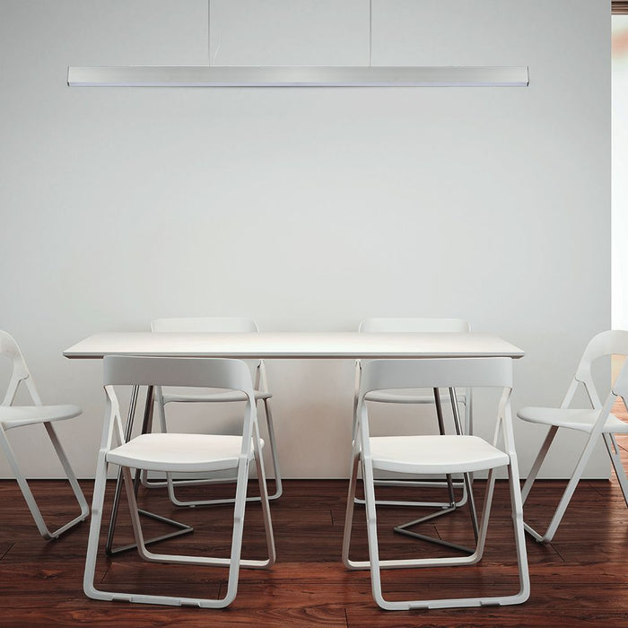 (Lot de 12) Suspension linéaire LED 40W VT-7-40 avec puce Samsung 4000K corps blanc