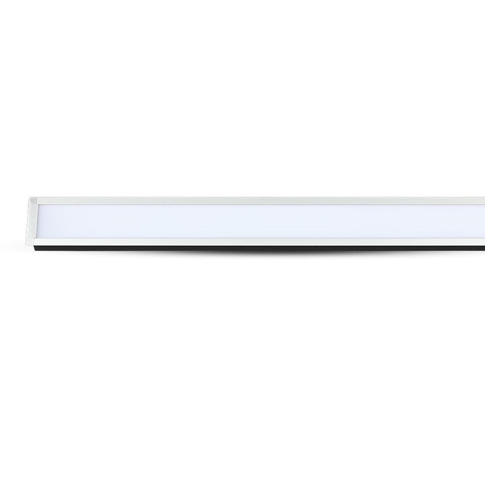(Lot de 9) Luminaire encastré linéaire LED 40W VT-7-41 puce Samsung 4000K 5 ans de garantie corps argenté