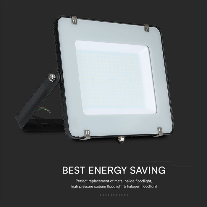 (Lot de 2) Projecteur LED SMD 200W VT-200-N avec puce Samsung 4000K corps noir