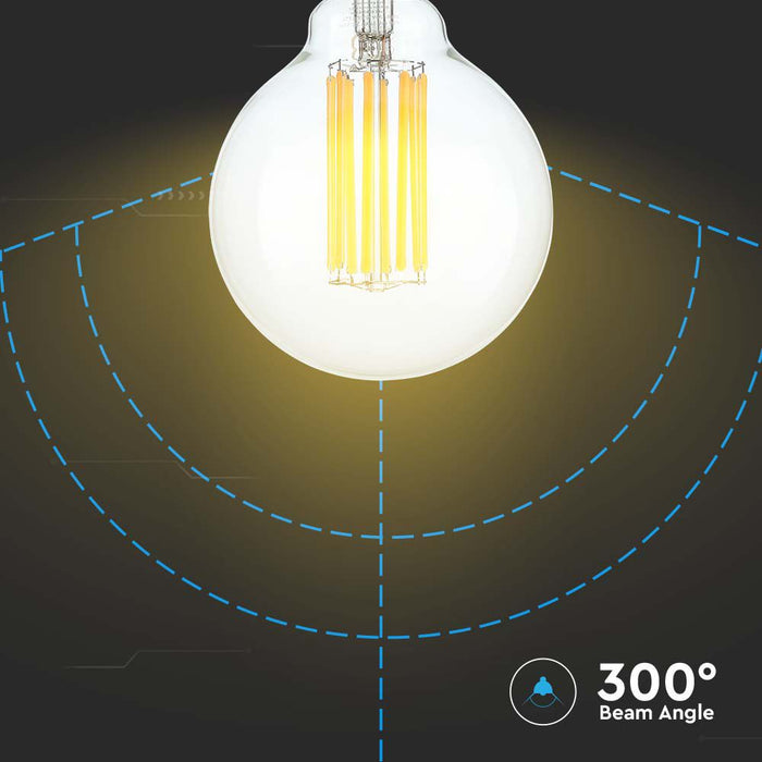 (Lot de 20) Ampoule LED filament G95 6W 3000K E27