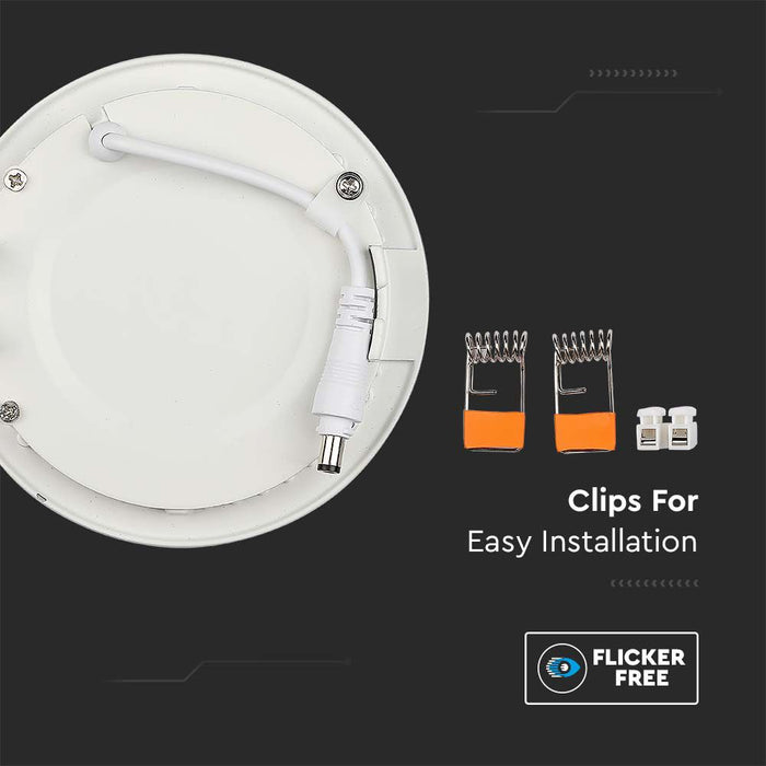 (Lot de 20) Panneau LED Premium 18W 6400K Rond