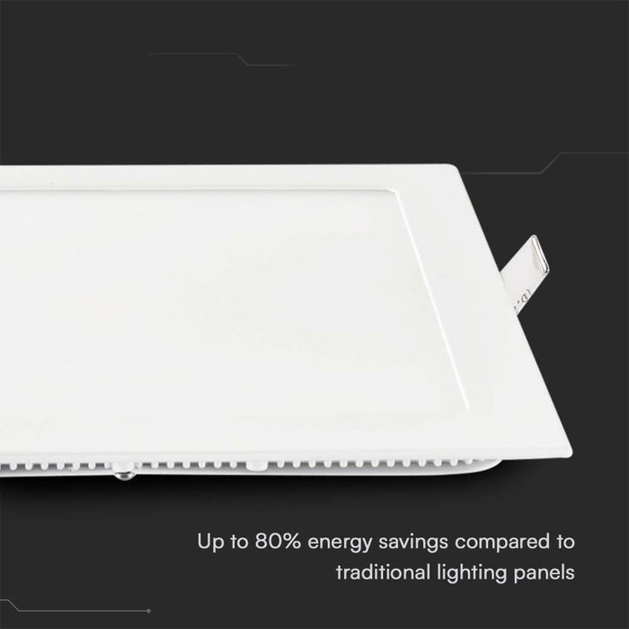 (Lot de 40) Panneau LED Premium 6W VT-607 4000K Carré