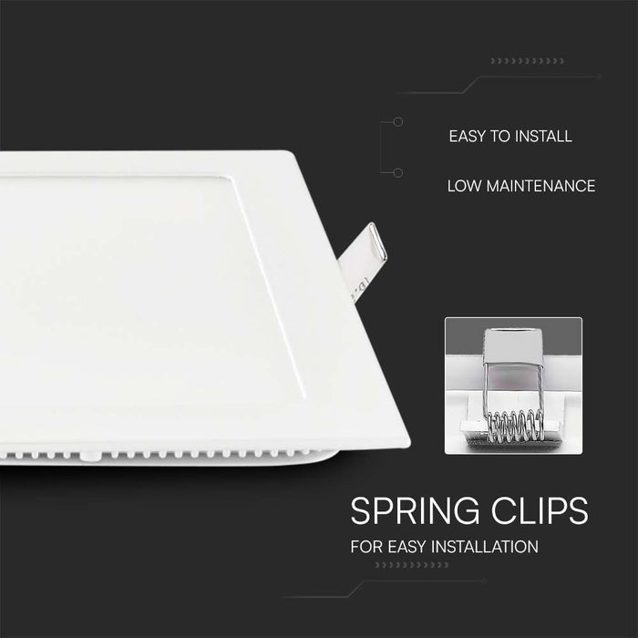 (Lot de 40) Panneau LED Premium 6W VT-607 4000K Carré