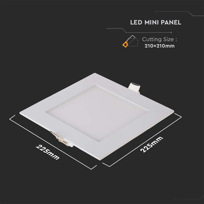 (Lot de 20) Panneau LED Premium 18W 4000K Carré