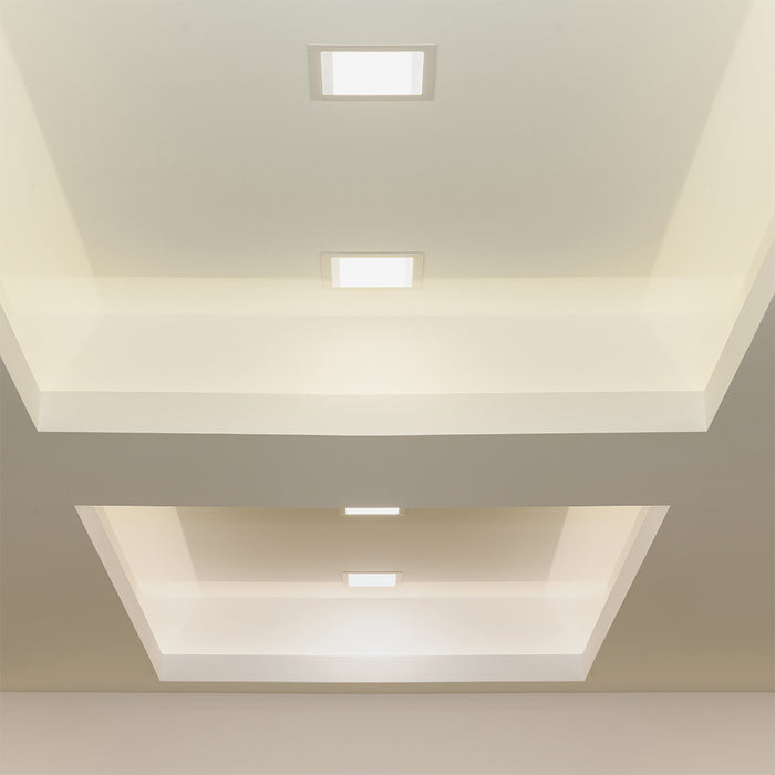 (Lot de 10) Panneau LED Premium 24W 2700K Carré