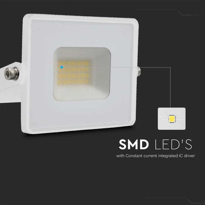 (Lot de 20) Projecteur LED SMD 20W VT-4021 Blanc 4000K