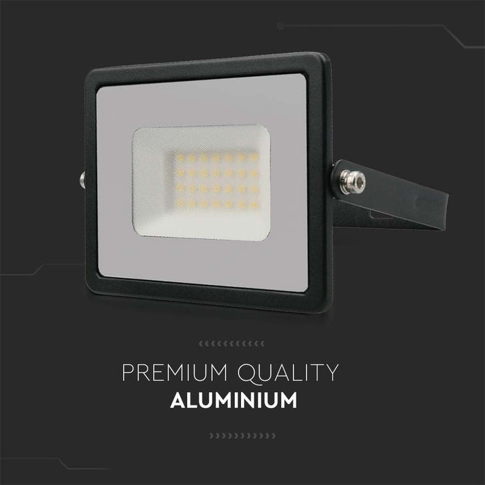 (Lot de 20) Projecteur LED SMD 30W VT-4031 6500K Corps Noir