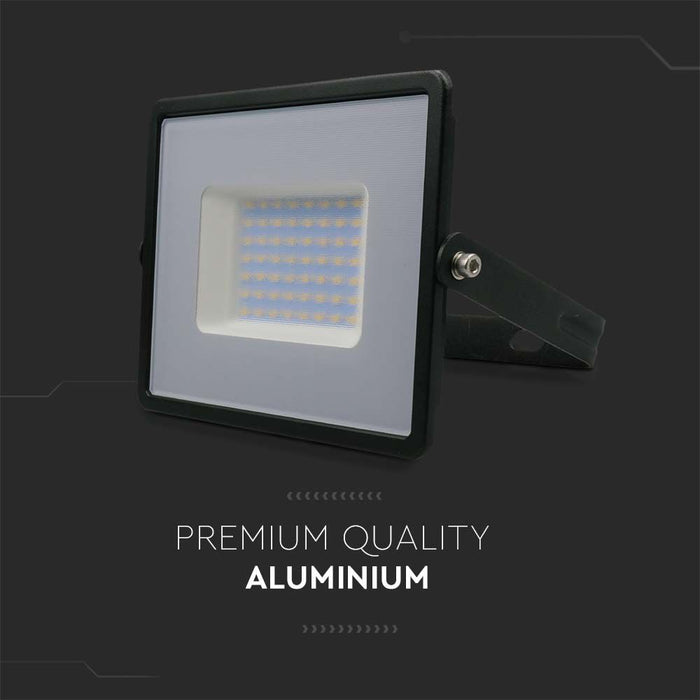 (Lot de 10) Projecteur LED SMD VT-4051 50W 4000K Corps Noir