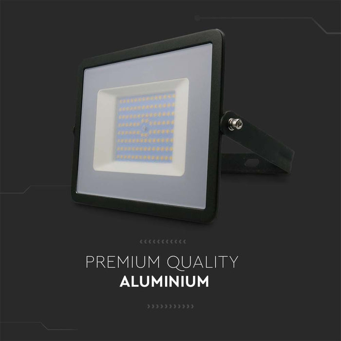 (Lot de 10) Projecteur LED SMD 100W 4000K Corps Noir