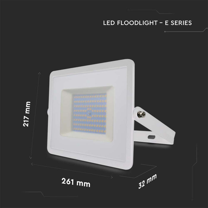 (Lot de 10) Projecteur LED SMD 100W VT-40101 Blanc Chaud 3000K
