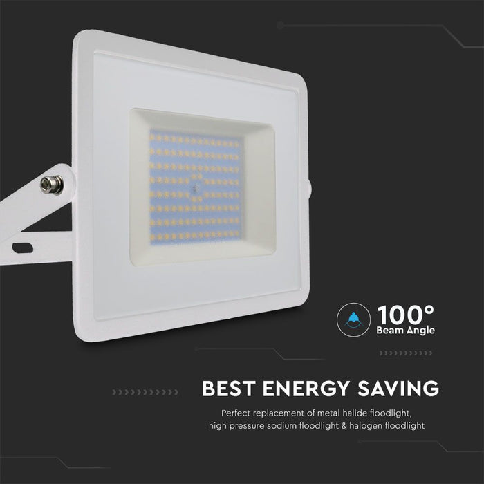 (Lot de 10) Projecteur LED SMD 100W VT-40101 Blanc Froid 6500K