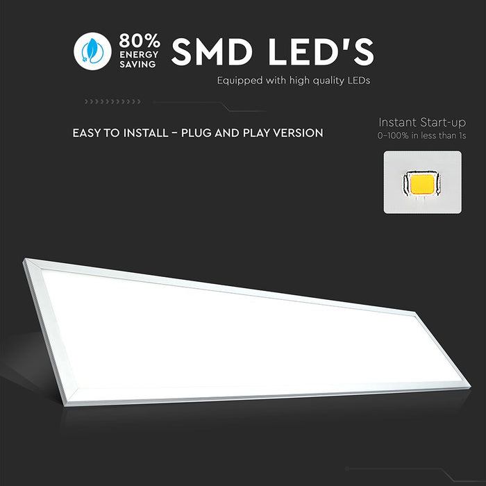 Panneau LED 29W VT-12031 120x30CM 4000K Haut Lumen 6 pièces/paquet