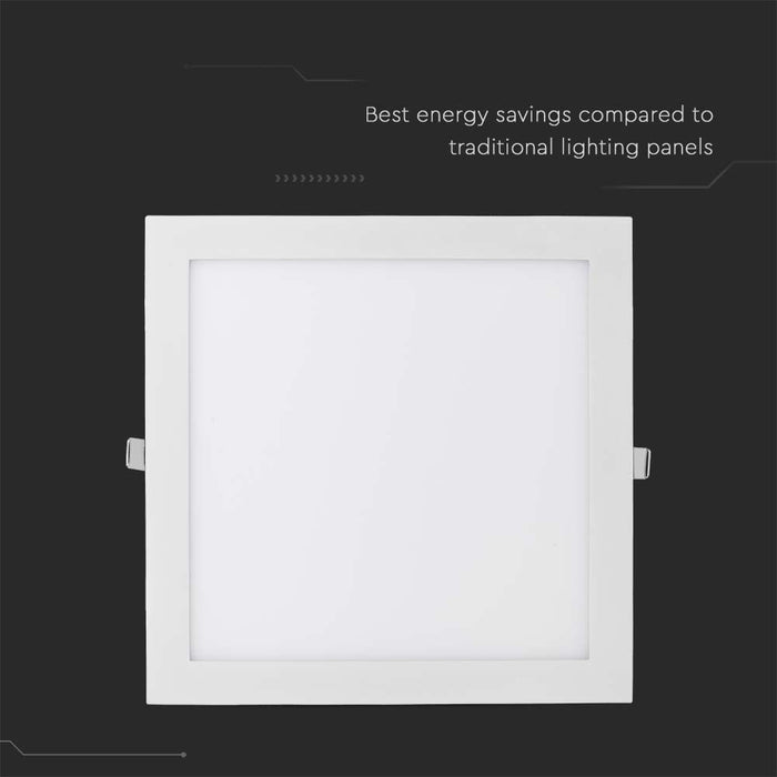 (Lot de 10) Panneau LED 36W VT-3107 6400K Carré
