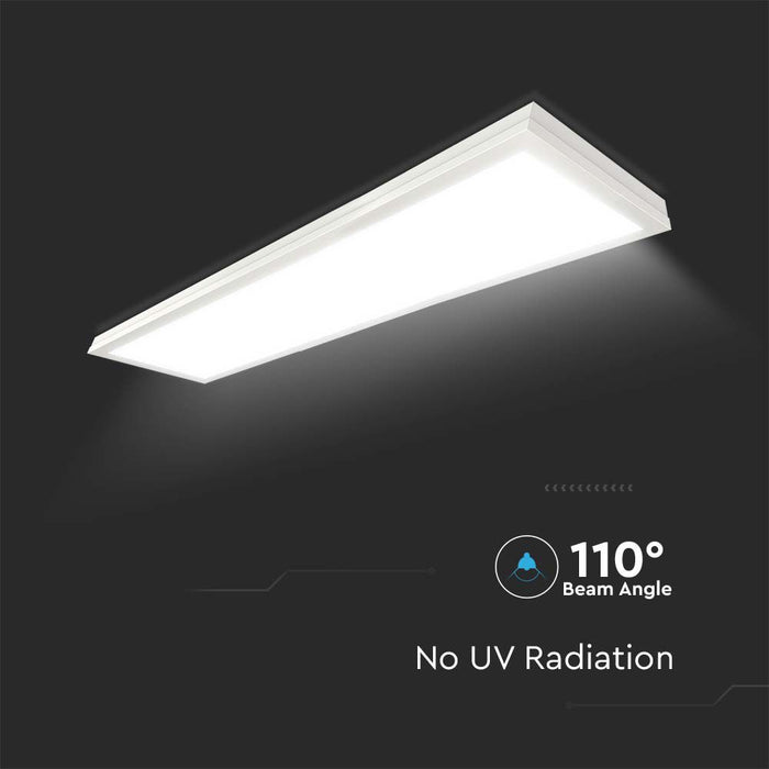 (Lot de 6) Panneau LED encastré 40W VT-6147 1200x300mm 6500K 6 pièces/paquet