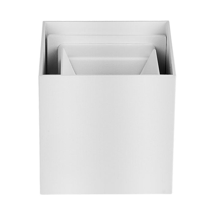 (Lot de 20) Applique Murale LED 5W Chip Bridgelux 3000K Blanc Carré