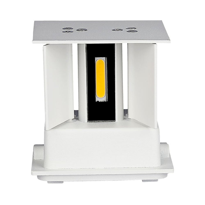 (Lot de 20) Applique Murale LED 5W Chip Bridgelux 3000K Blanc Carré