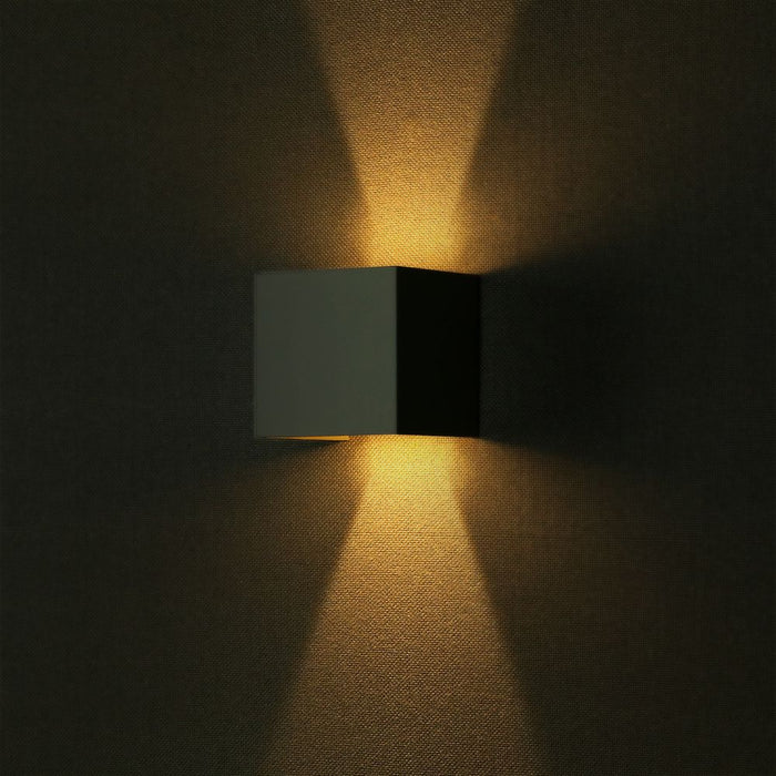 (Lot de 20) Applique Murale LED 5W VT-759 Chip Bridgelux 3000K Gris Carré