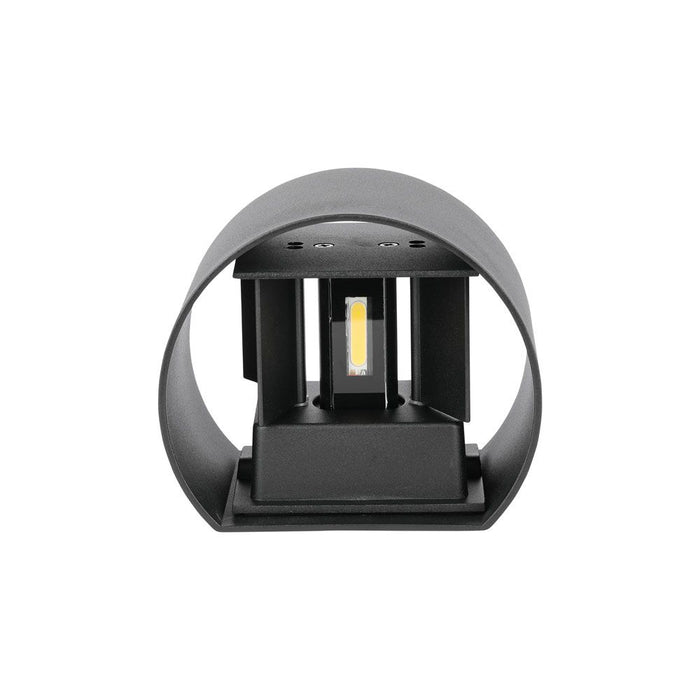 (Lot de 20) Applique Murale LED 5W VT-756 Chip Bridgelux 3000K Noir Rond