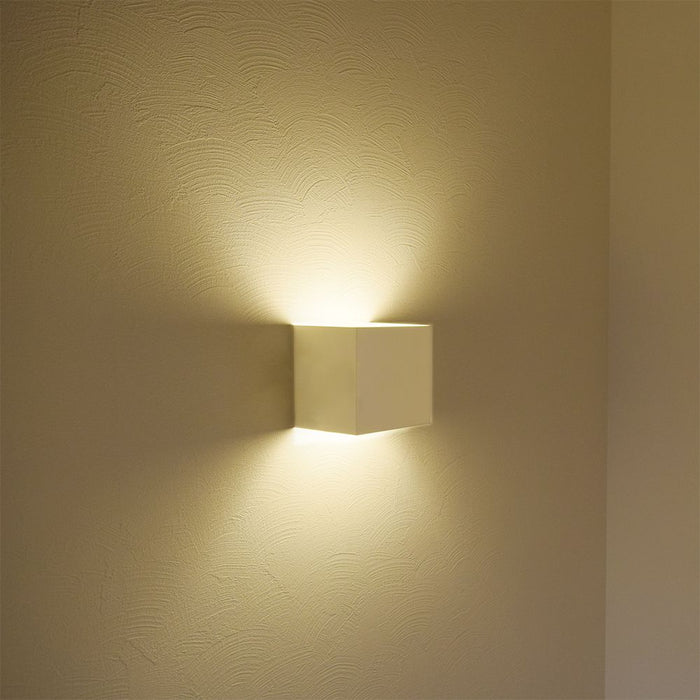 (Lot de 20) Applique Murale LED 5W Chip Bridgelux 4000K Blanc Carré