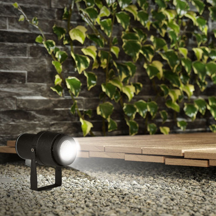 (Lot de 50) Lampe de Jardin LED 12W VT-857 3000K Corps Noir