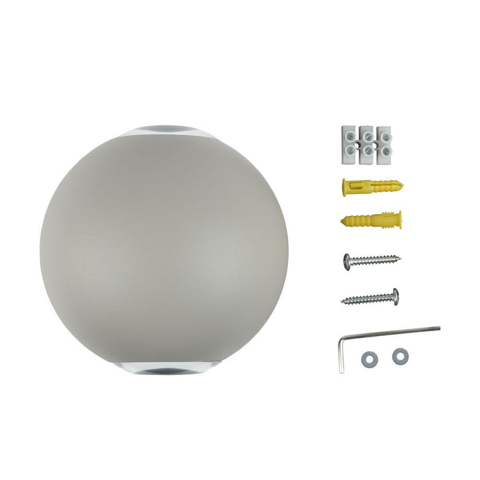 (Lot de 20) Applique Murale LED 4W VT-836 4000K Corps Gris
