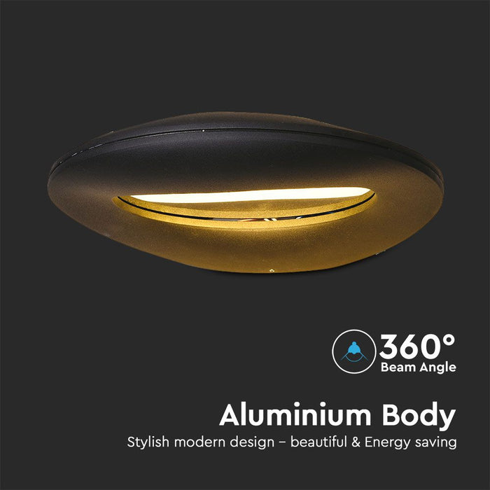 (Lot de 20) Applique Murale LED 9W VT-811 3000K Corps Noir